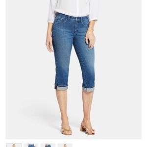 NYDJ Marilyn Straight Crop Jeans With Cuffs
